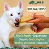 YAK-9 Yak9 Cheese Dog Chews, High Protein Treats, Natural, Rawhide