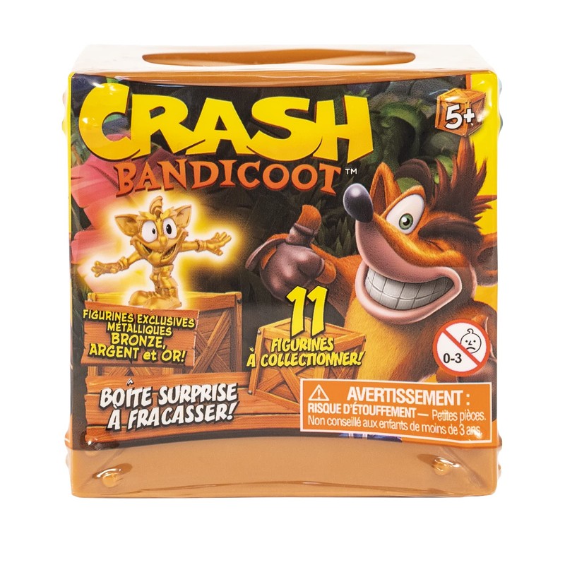 Crash Bandicoot 2.5'' Smash Box Surprise Mini Action Figure
