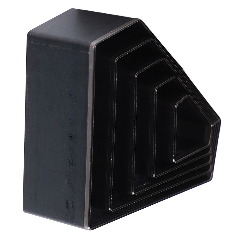 5Pcs Leather Die Cutter Hollow Punching Mold Different Sizes Diamonds