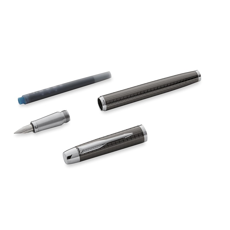 Parker S0908680 IM Premium Fountain Pen, Medium Nib - Chiselled