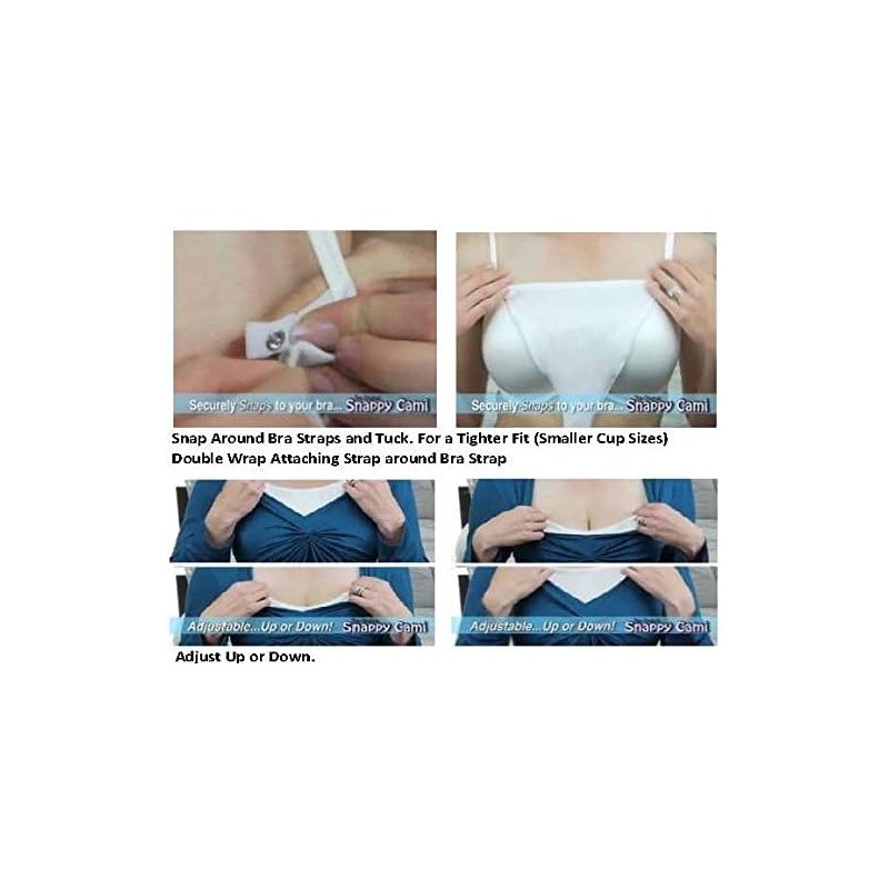 Snappy Cami [044] Creme - Solid (Single Pack) Snap-to-Bra Mock