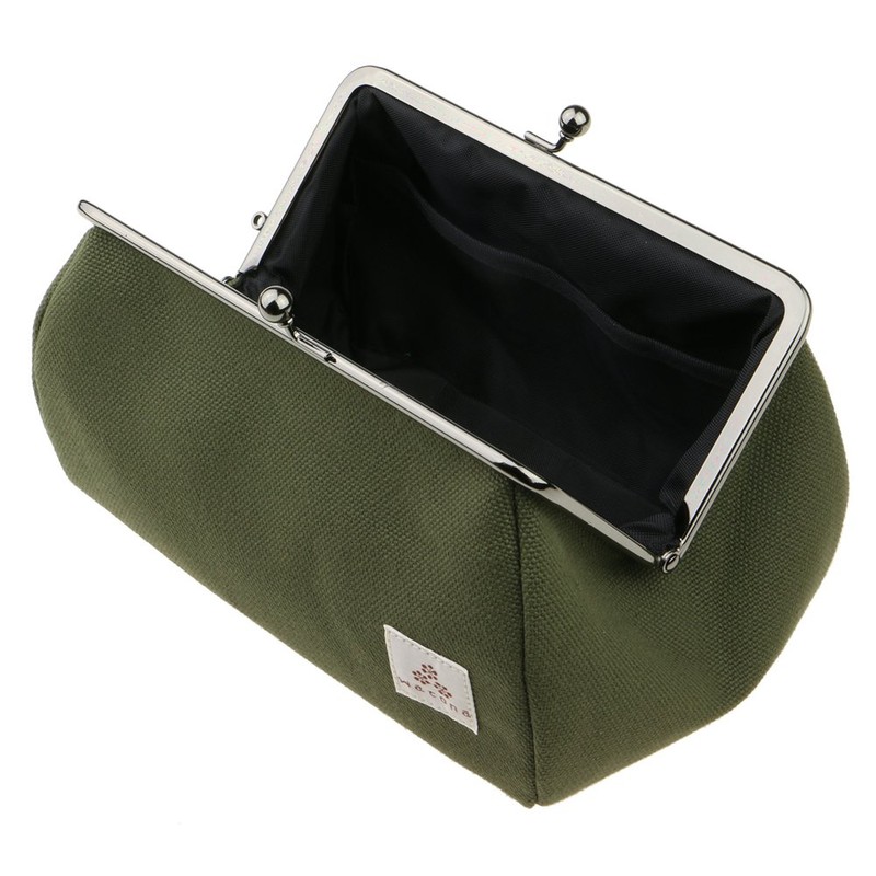 watona Canvas Purse 5 Inch Slim Cosmetic Pouch (Slim) 50s