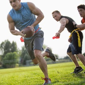 Trained Flag Football Set & Carry Bag (Blue)