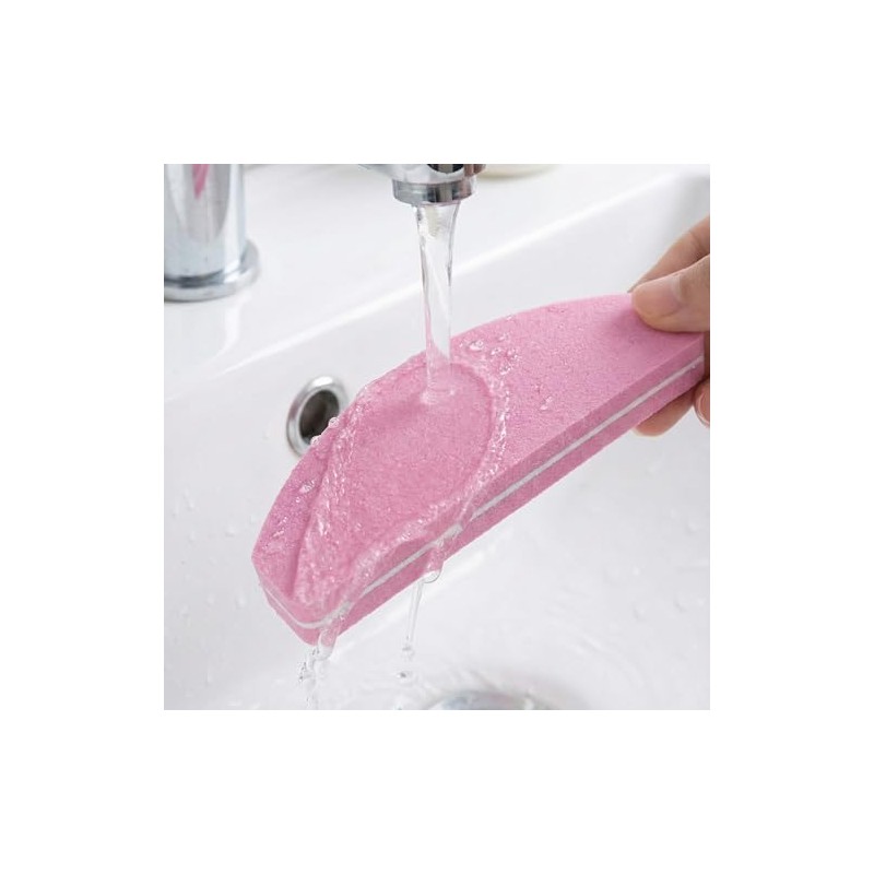 20 Pzs Limas de Uñas de Esponja, Tiras Abrasivas Mini