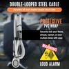 BLACKSTONE Stainless Steel U Bike Lock - 130dB Alarm, Reinforced