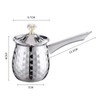 BEALIFE Greek Coffee Pot with Long Handle Traditional Style for