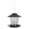 Bird Feeder 1L Durable ABS Easy Filling Transparent Container Portable