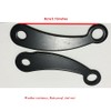 2pcs Universal Motorcycle Speedometer Bracket,Stainless Steel 304 Speedometer Mount,Durable Bracket(Black)