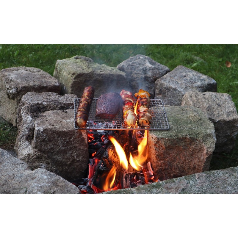 Origin Outdoors Unisex - Adult Titanium Grill, Multicoloured, One Size