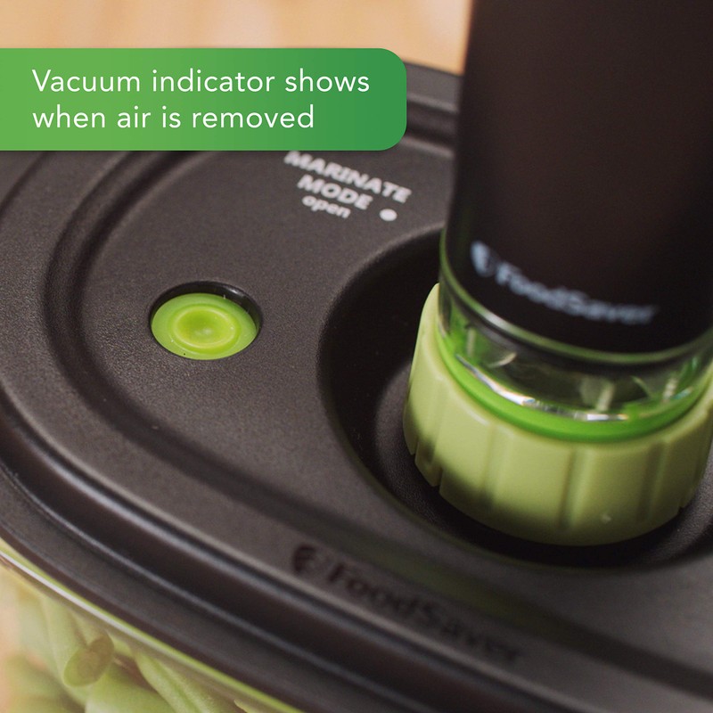 FoodSaver Preserve & Marinate Vacuum Containers, 10 Cup, BPA-Free, Dishwasher