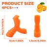 NILLOS Aligner Chewies, 4 PCS Y-Shaped Orthodontics Chewies for Trays