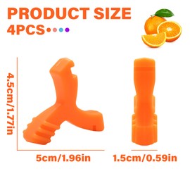 NILLOS Aligner Chewies, 4 PCS Y-Shaped Orthodontics Chewies for Trays Seater Invisible Braces, Orthodontic Munchies (Strawberry,Orange,Blueberry,Grape)