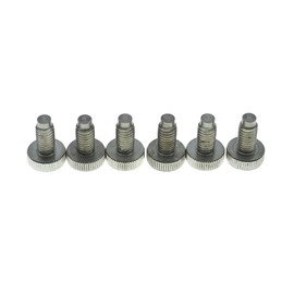KAISH Set of 6 Stainless Steel Guitar Tremolo Bridge Fine Tuner Screws Fine Tuning Screws Fits FR