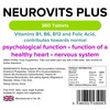 Lindens Neurovits Plus Tablets - 360 Pack - Contains Vitamin
