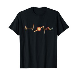 One Wheel Electric Skateboard Float Heartbeat Vintage Love T-Shirt