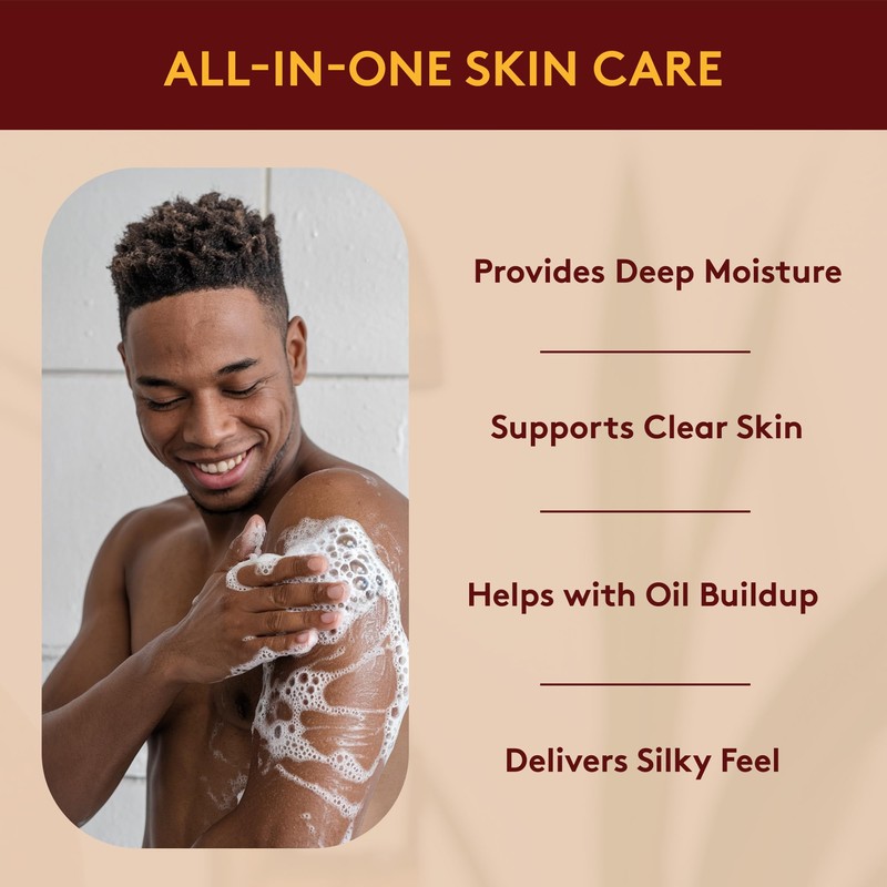 OKAY AFRICAN BLACK SOAP LIQUID 8oz / 237ml