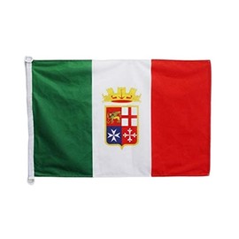 AZ FLAG Italian Navy NAUTICAL Flag 18'' x 12'' - Italy Military flags 30 x 45 cm - Banner 12x18 in for boat