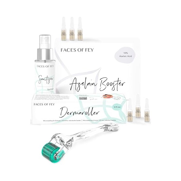 FACES OF FEY Microneedling Set ‚Äì Dermaroller 0,5 mm mit