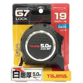 タジマ(Tajima) コンベックス 5m×19mm G7ロック19 G7L1950 黒