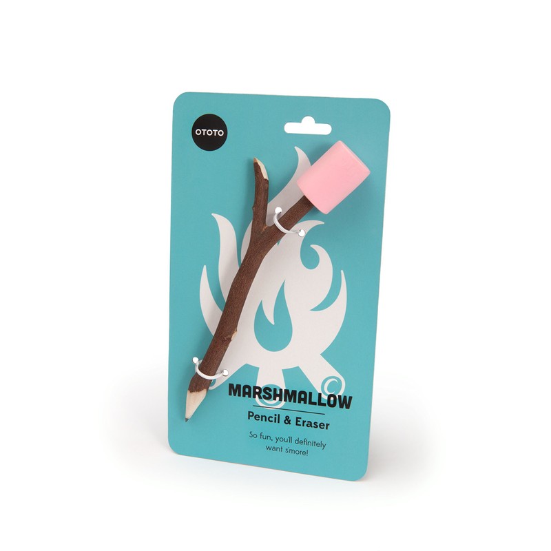 Luckies of London OTOTO "Marshmallow" Cute Pencil with Eraser
