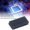 Aluminum Alloy Cooling Case Acrylic Bottom Shell Passive Cooling Enclosure