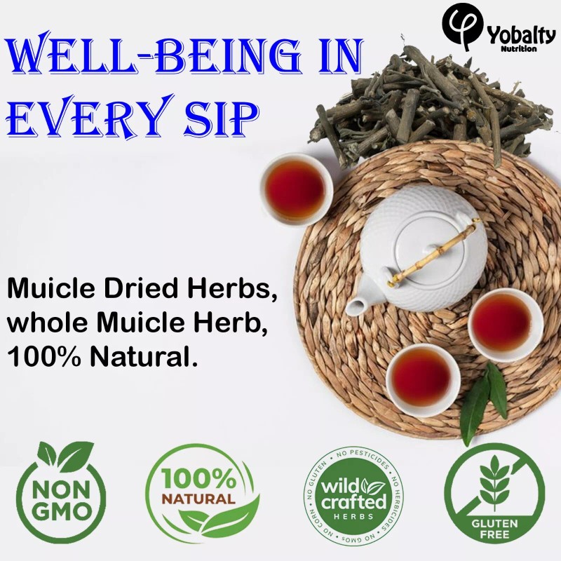 Yobalty Muicle Natural Honeysuckle Hierba tea Yobalty Herbs. Muicle Tea