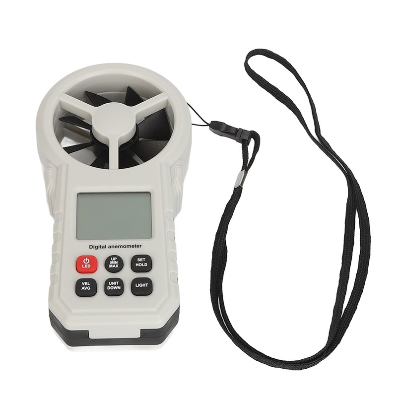Digital Anemometer High Accuracy Handheld Wind Speed Meter LCD Display