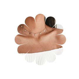 Allereya Vintage Star Necklace Star Pendant Necklace Small Star Necklace Gold Minimal Choker Necklace Jewellery for Women and Girls (Gold)