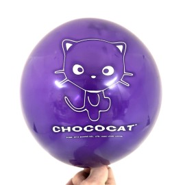 Sanrio Chococat Balloons 3pc Purple Latex 2012 UNUSED - 9”H x 8”W