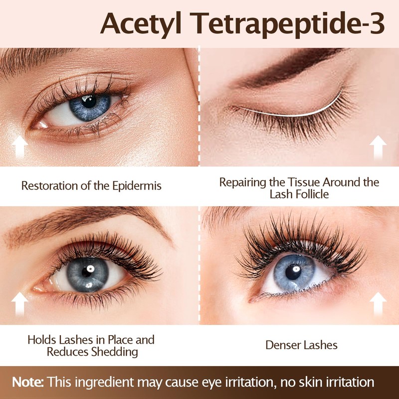 ACTROL Eyelash Growth Serum Safe Natural Peptides and Biotin, Lash
