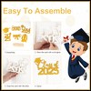 Graduation Decorations Class of 2025 23pcs Gold Grad Glitter Centerpiece