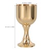 Ciieeo Multipurpose Copper Wine Goblet Elegant Retro High-stemmed Drinking Cup