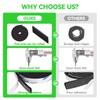Felt Strips with Adhesive Backing, 2 Felt Rolls 1x 60