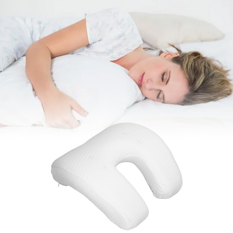 Arched Pillow Sleeping Cuddle Neck Cervical Pillow Soft Breathable Pressure
