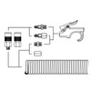 Air Hose Fittings 2 External Connection 2 External Plug 3/8