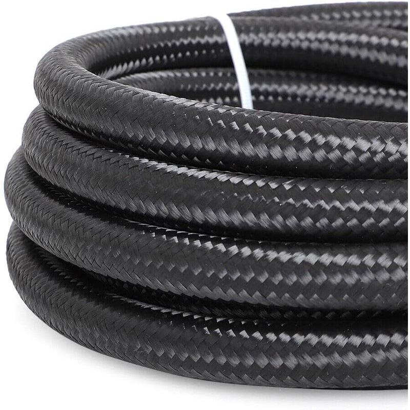 Automatic Transmission Cooler Line Kit Fit 4L80E 6AN Nylon Steel