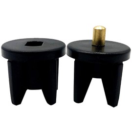 Universal Replacement for IndoorOutdoor Roller Shade, Roller Blind Accessories(28mm cluth Plug, Black)