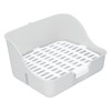 Small Animals Pet Cage Litter Box Toilet Tray Pan ABS