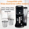 Reusable Stainless Steels K Cups for Ninja Dual Brew Coffee