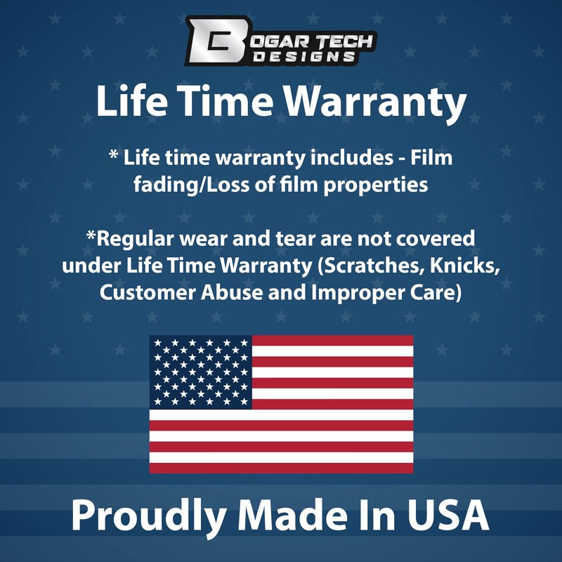 BOGAR TECH DESIGNS - Precut Front Premium Nano-Ceramic Window Film