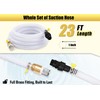 FLUENTPOWER 23FT x 1" Suction Hose Kit with Brass Fitting