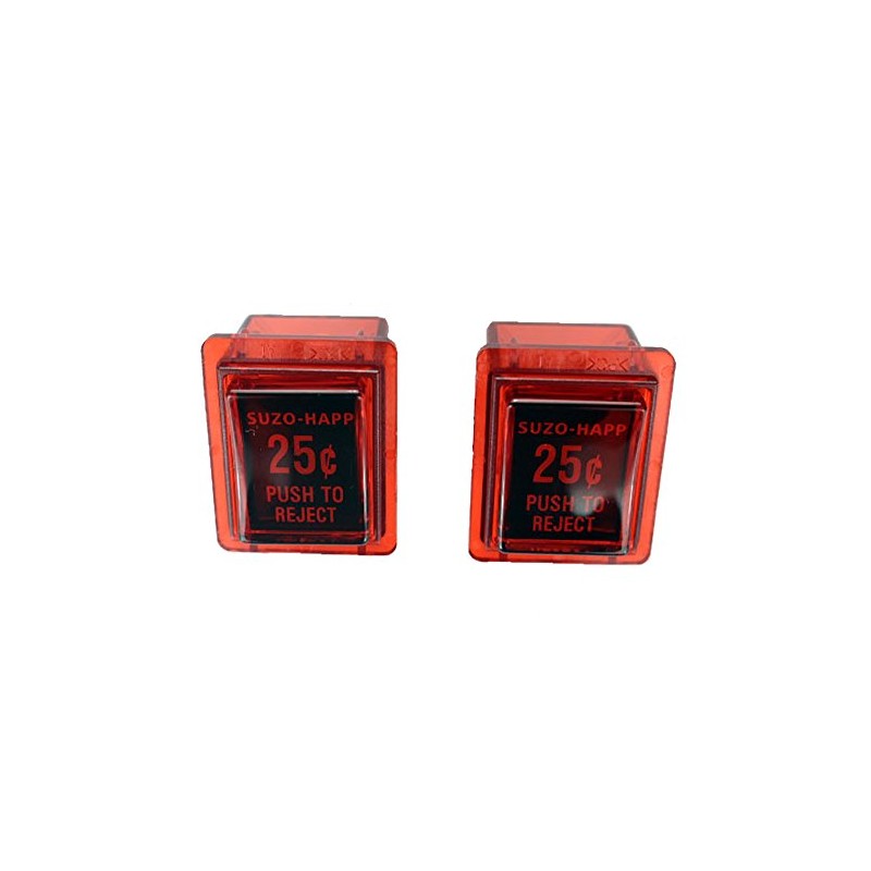 Game Room Guys Arcade Reject Button Assembly -Red - Set