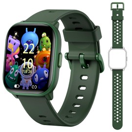 meoonley Kids Watch for Girls Boys with IP68 Waterproof, Girls Watch with 19 Sports Modes, Sleep Tracking, Pedometer, Stopwatch, Kids Activity Tracker, Birthday Gifts for Boys Age 6-15 Years Old