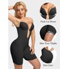 Decorus Backless Plunge Shapewear Bodysuits - Women Low Back Body