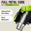 LIME 2 Way Garden Hose Splitter – Heavy Duty Metal