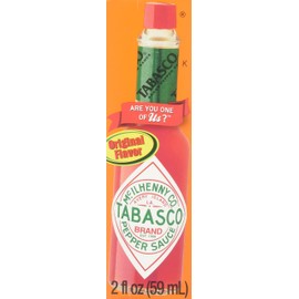 Tabasco Pepper Sauce. Original Flavor. 2fl Oz. (Pack of 4)