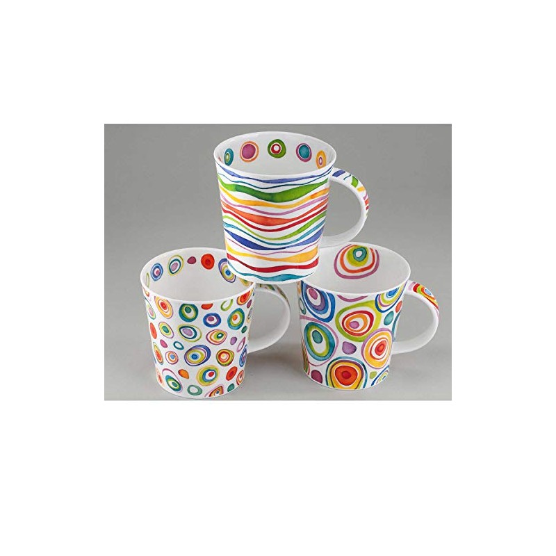 Dunoon Fine Bone China Cairngorm Shaped Mug - Ripple