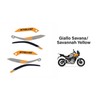 labelbike - 3D Resin Sticker Motorcycle Decorations and Hand Guard