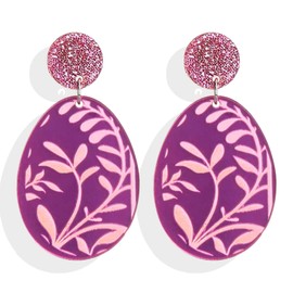 Easter Earrings for Women Dainty Bunny Earrings for Girls Acrylic Rabbit Dangle Earrings Easter Jewelry Birthday Gift