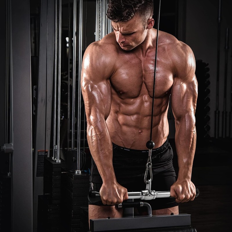 WNOEY Cable Machine Attachment, LAT Pulldown Attachments, Home Gym Accessories,